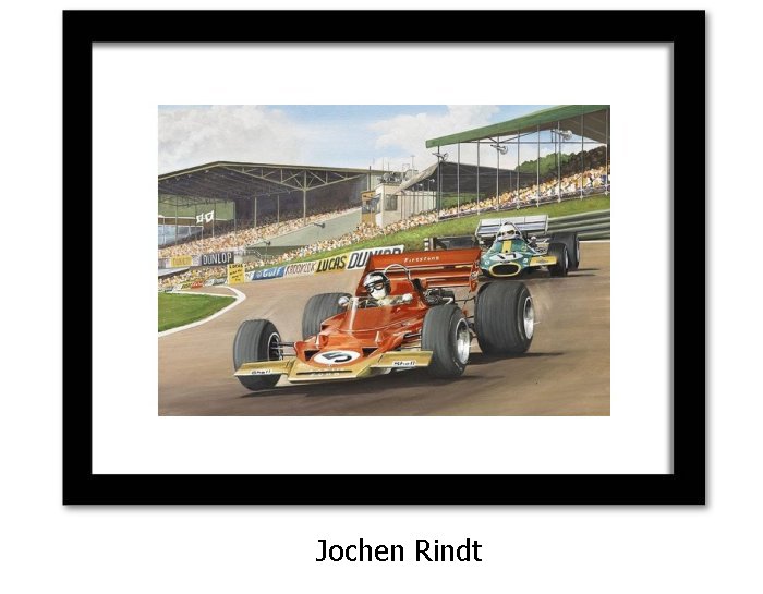 Jochen Rindt Framed Art Print
